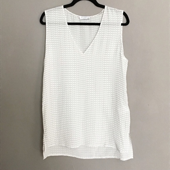 Equipment Tops - Equipment sleeveless silk blouse